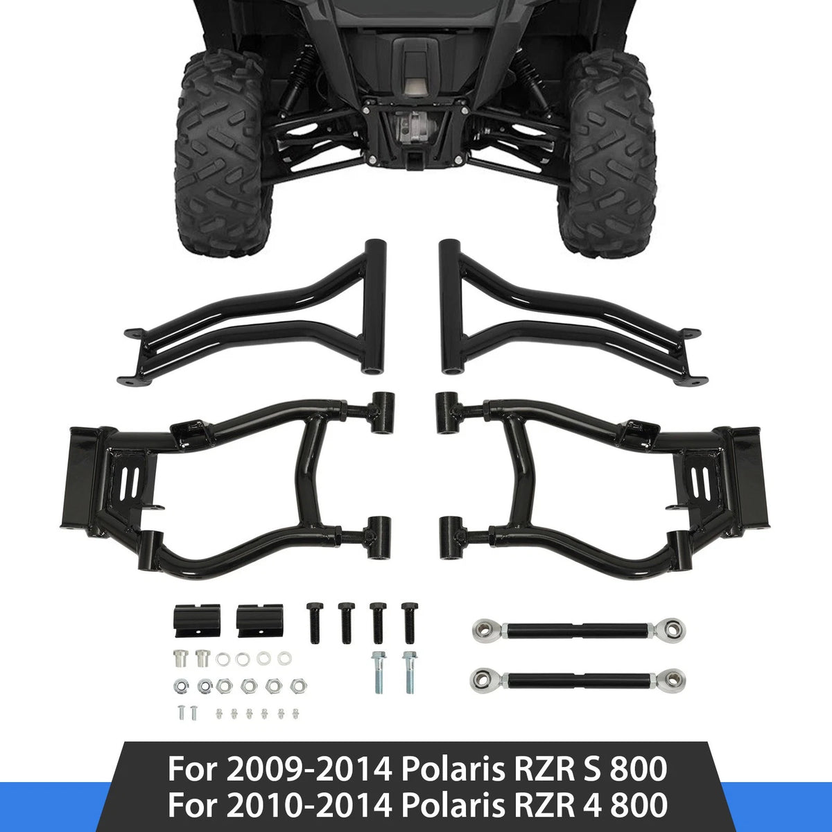 High Clearance Rear A-Arms for Polaris RZR S 800 / RZR 4 800 (2009–2014) AINUO000006542