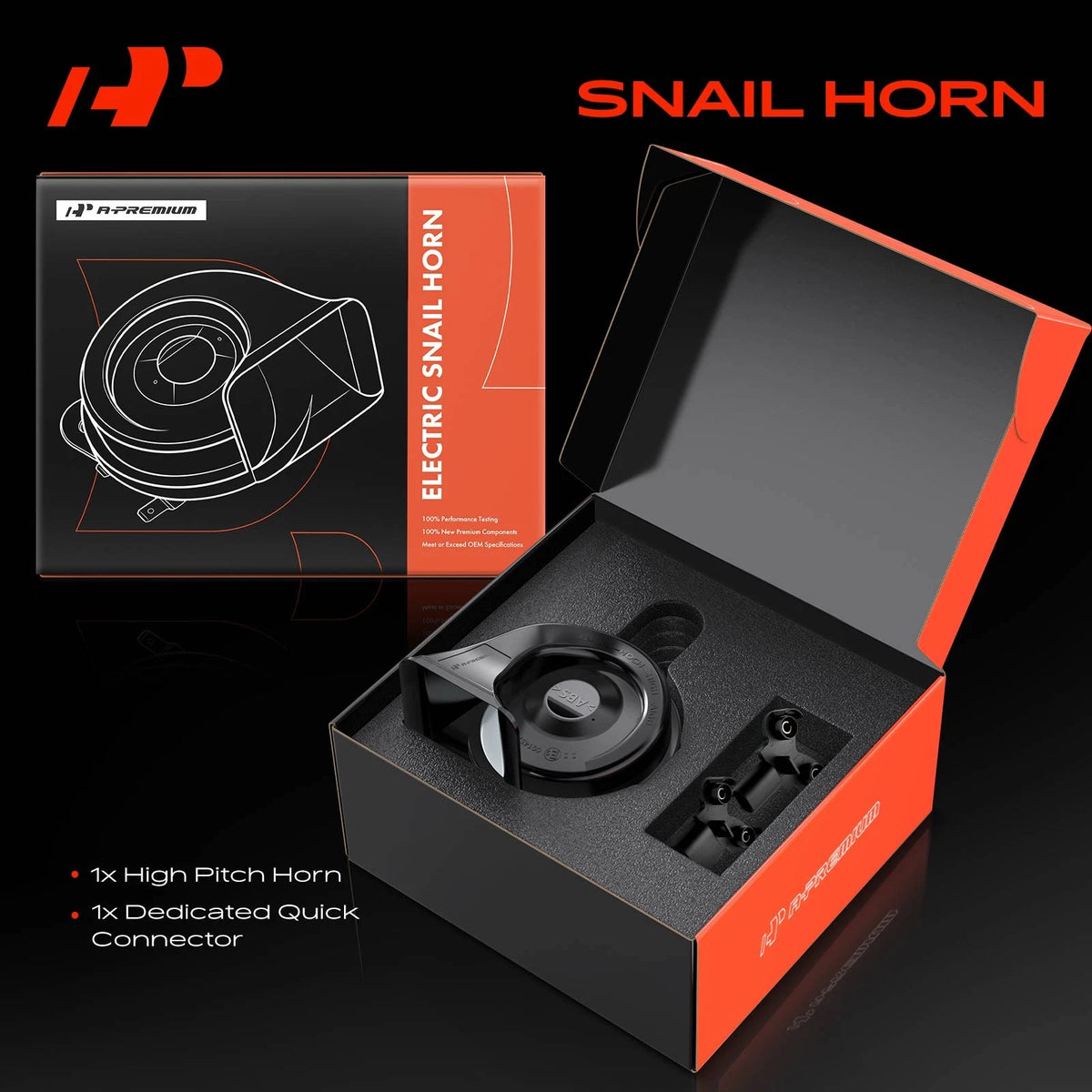 Snail Horn for BMW Sedan X Series Mini Land Rover (Fourth Generation)