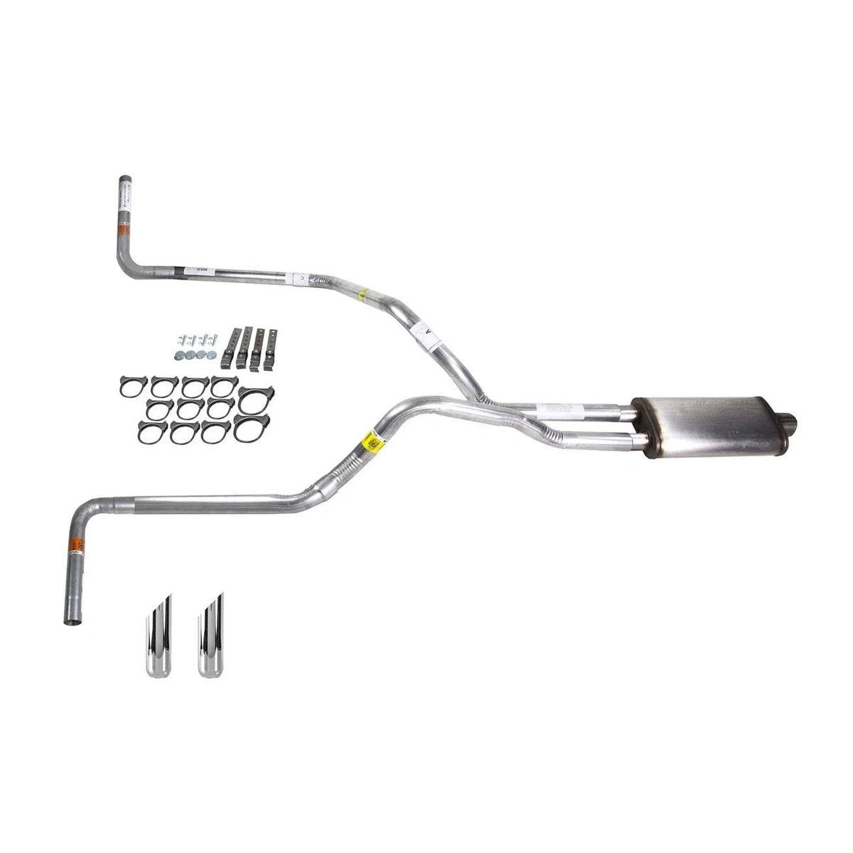 Dual Exhaust 2.5" Stainless Muffler with SW Tip for F150 (1995–1997)