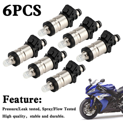 6PCS Fuel Injectors for Yamaha 150/200/225 HP 2 Stroke (M586-A040-6PCS)