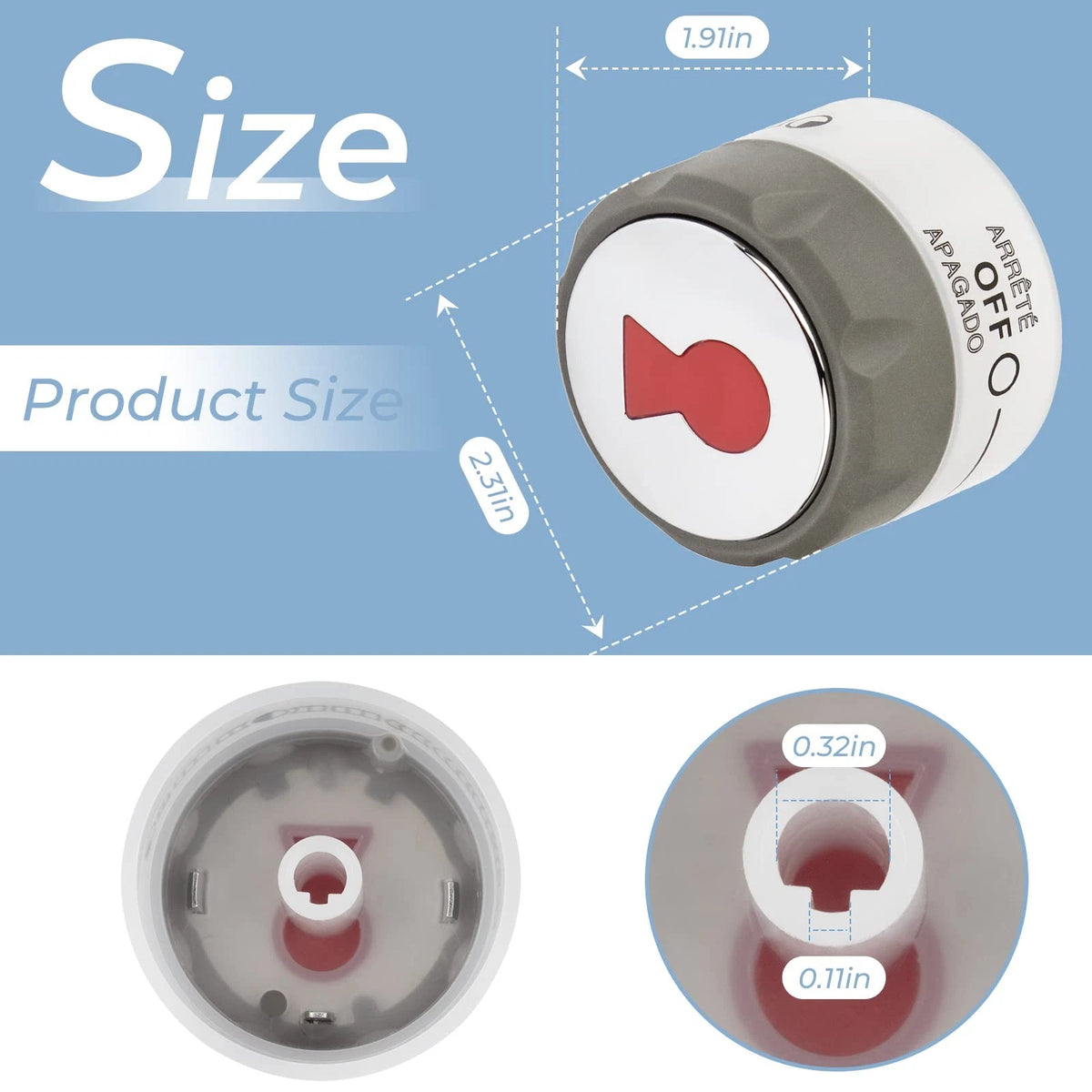 Lighted Control Knobs for