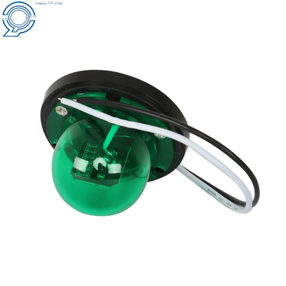 Pair of 12V Stainless Steel LED Bow Navigation Lights for Marine Boat (N/A)