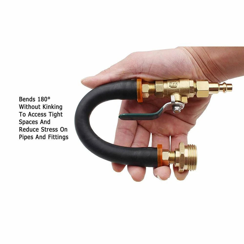 Camper Winterizing Kit with Shut Off Valve for RV (ACMGHSV)