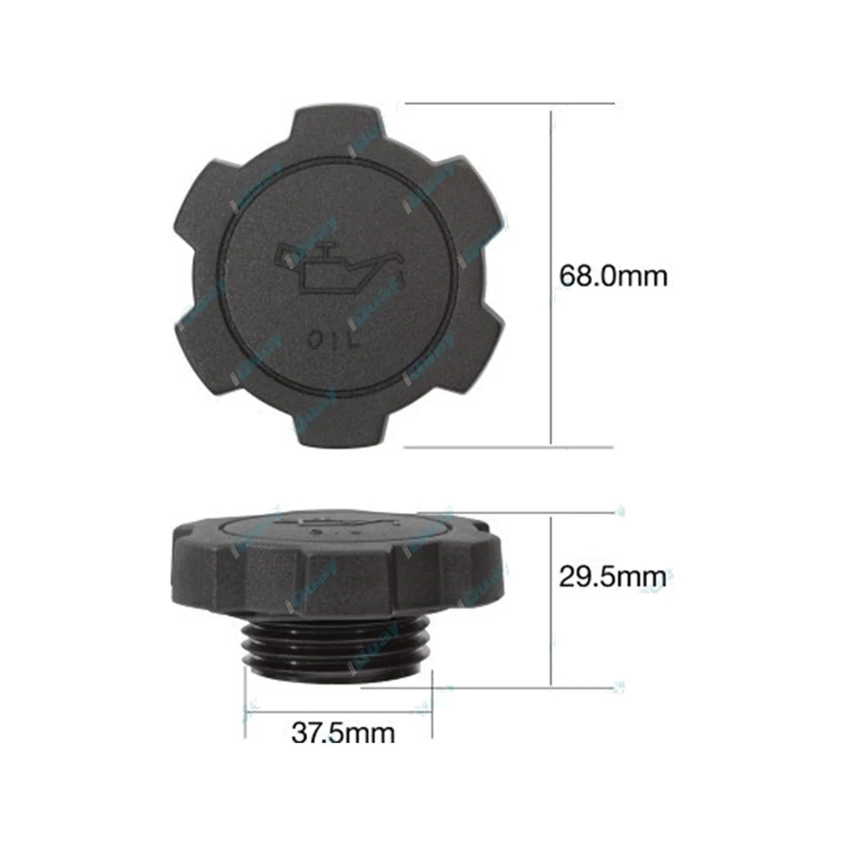 Oil Filler Cap for Landcruiser PZJ73 3.5L 5cyl Engine (1990-1993)