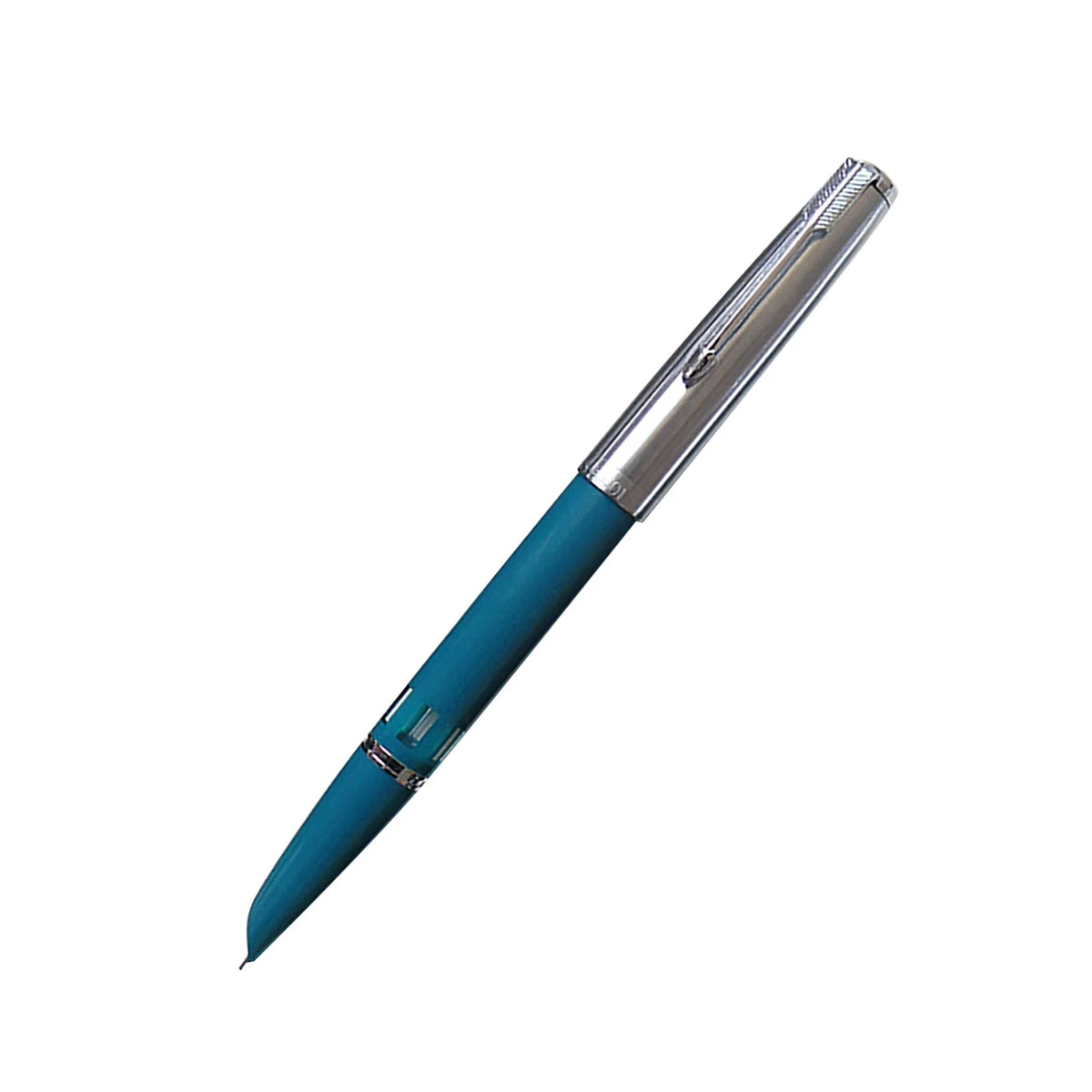 Wing Sung 601 Fountain Pen F Nib 0.5mm Ink Pen for Blue