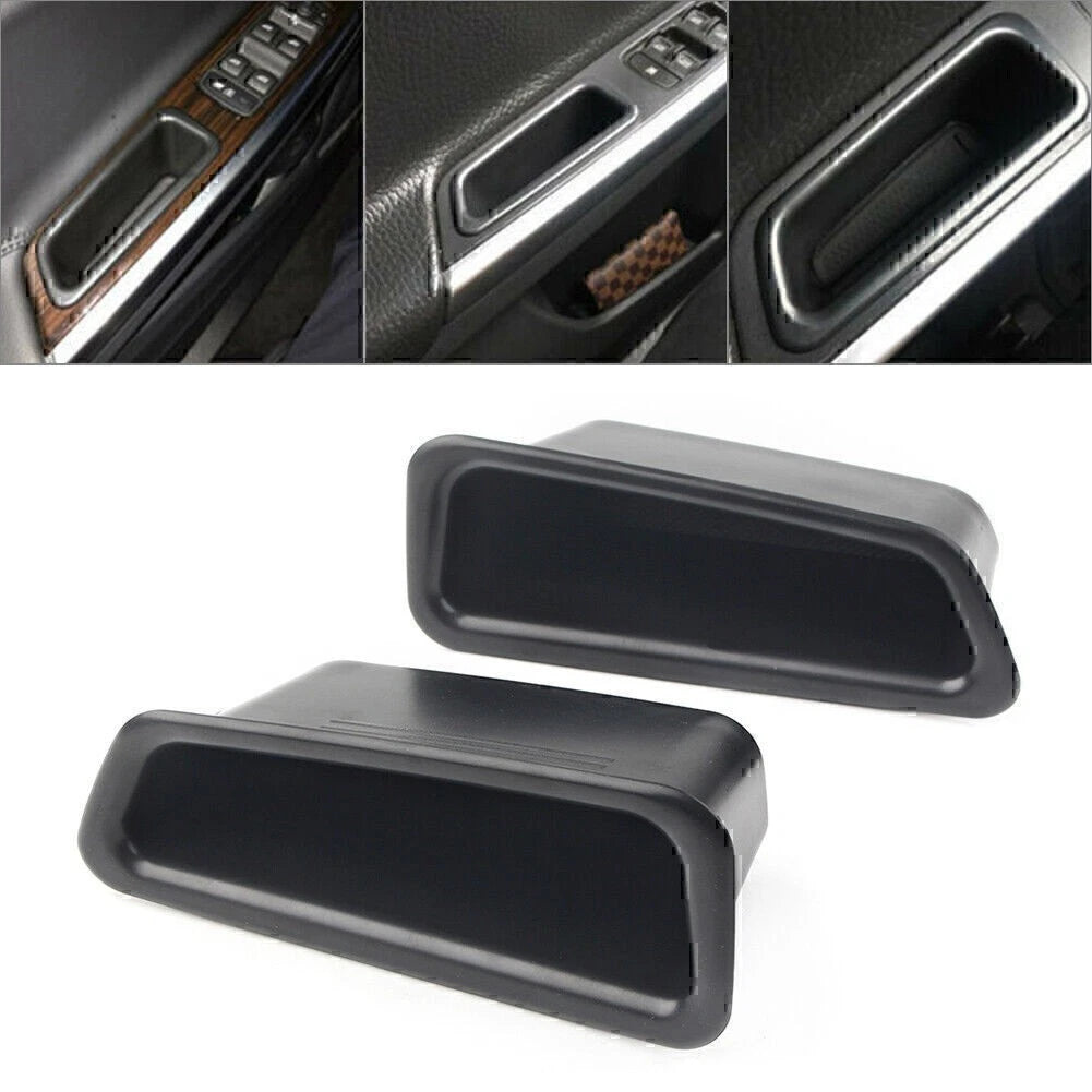 2X Front Door Handle Armrest Storage Box Tray for Volvo S60 V60 (2010–2017)