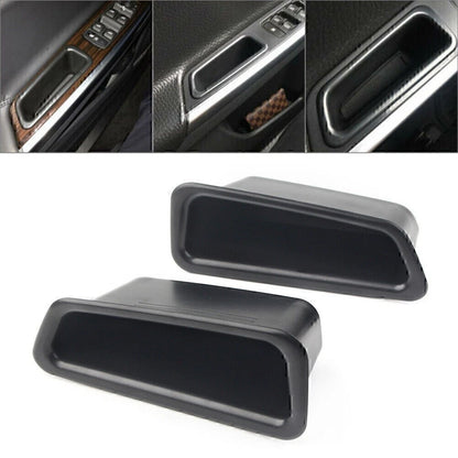 2X Front Door Handle Armrest Storage Box Tray for Volvo S60 V60 (2010–2017)