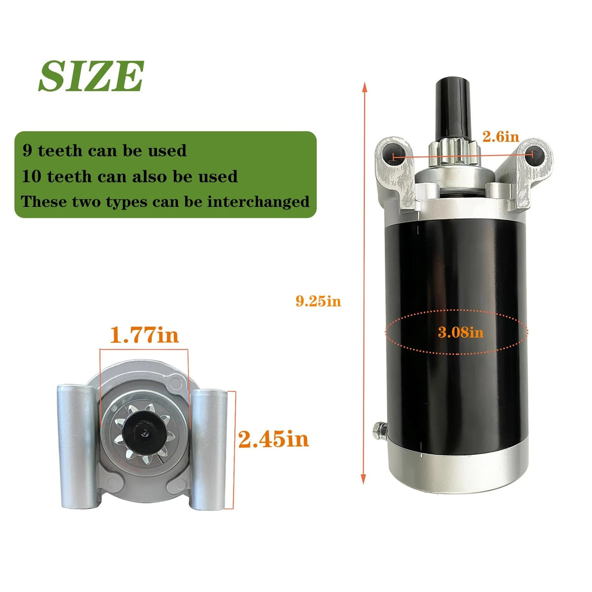 Starter for Kohler 7000 Series Mowers (KT715, KT725, KT730)