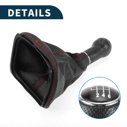 6 Speed Gear Shift Knob with Cover No. 1J0711113C for Volkswagen Golf Mk IV (1998–2006)