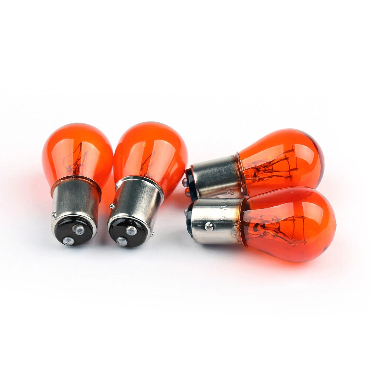 4X Smoke Turn Signal Lens Bulbs for Road King Touring Glide (1986–2007) TS-122-Smoke