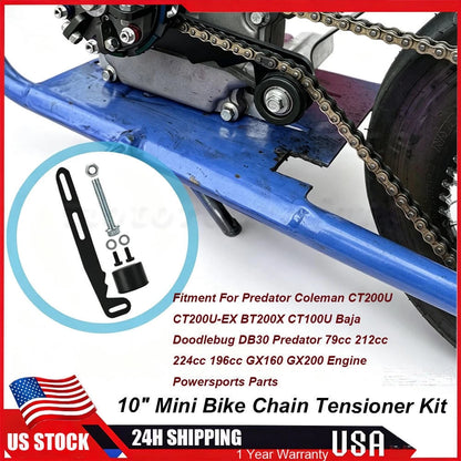 10" Mini Bike Chain Tensioner Kit for Predator GX160 200