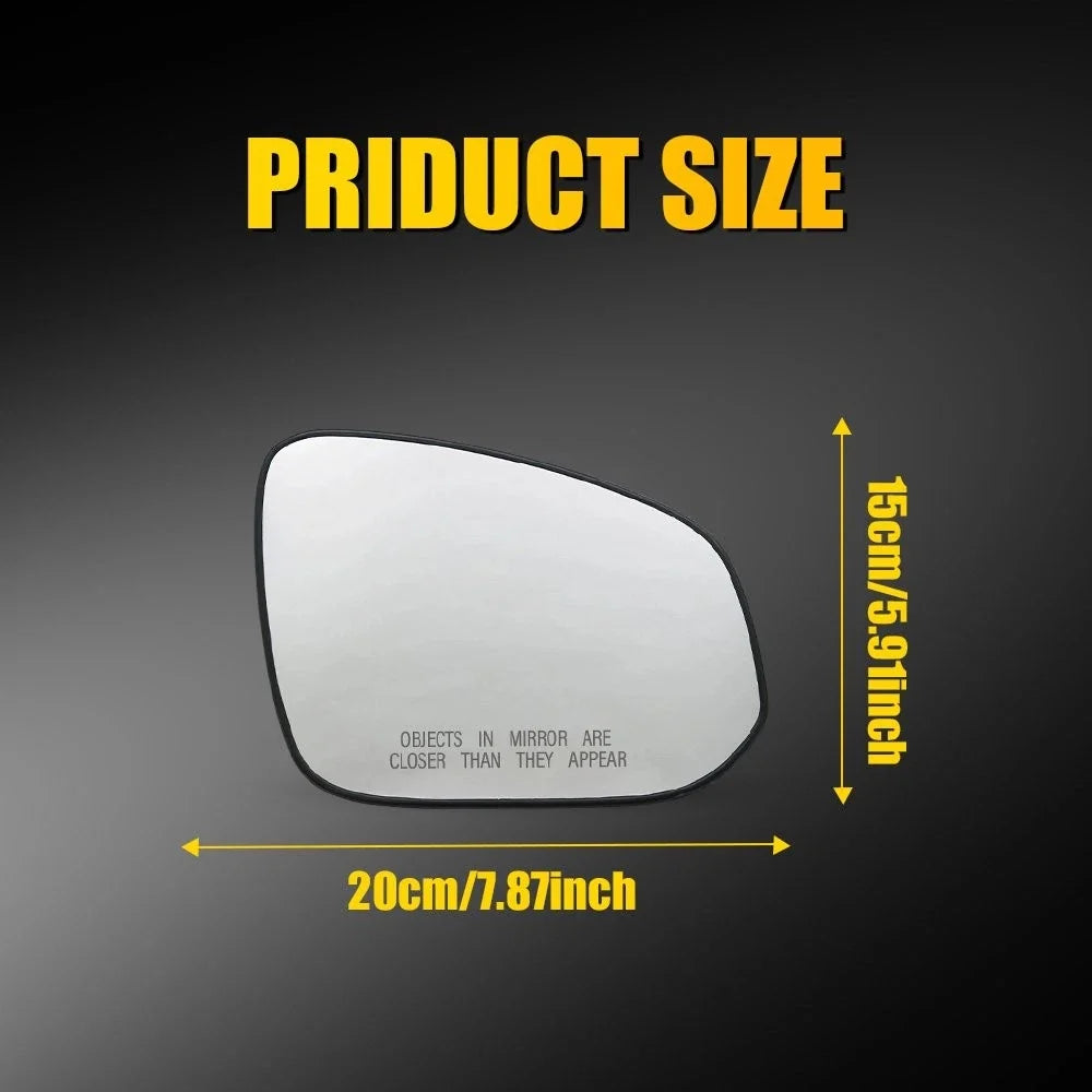 Heated Mirror Glass Right Passenger for Toyota 4Runner (2013–2017) 87931-0R080