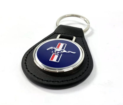 Licensed Emblem Keychain Fob for Ford Mustang (2005–2023)