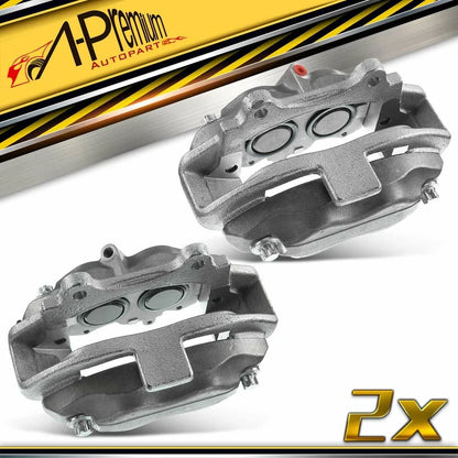 Pair Front Brake Calipers for Mercedes-Benz CL550 S350 S550 (2009–2014)