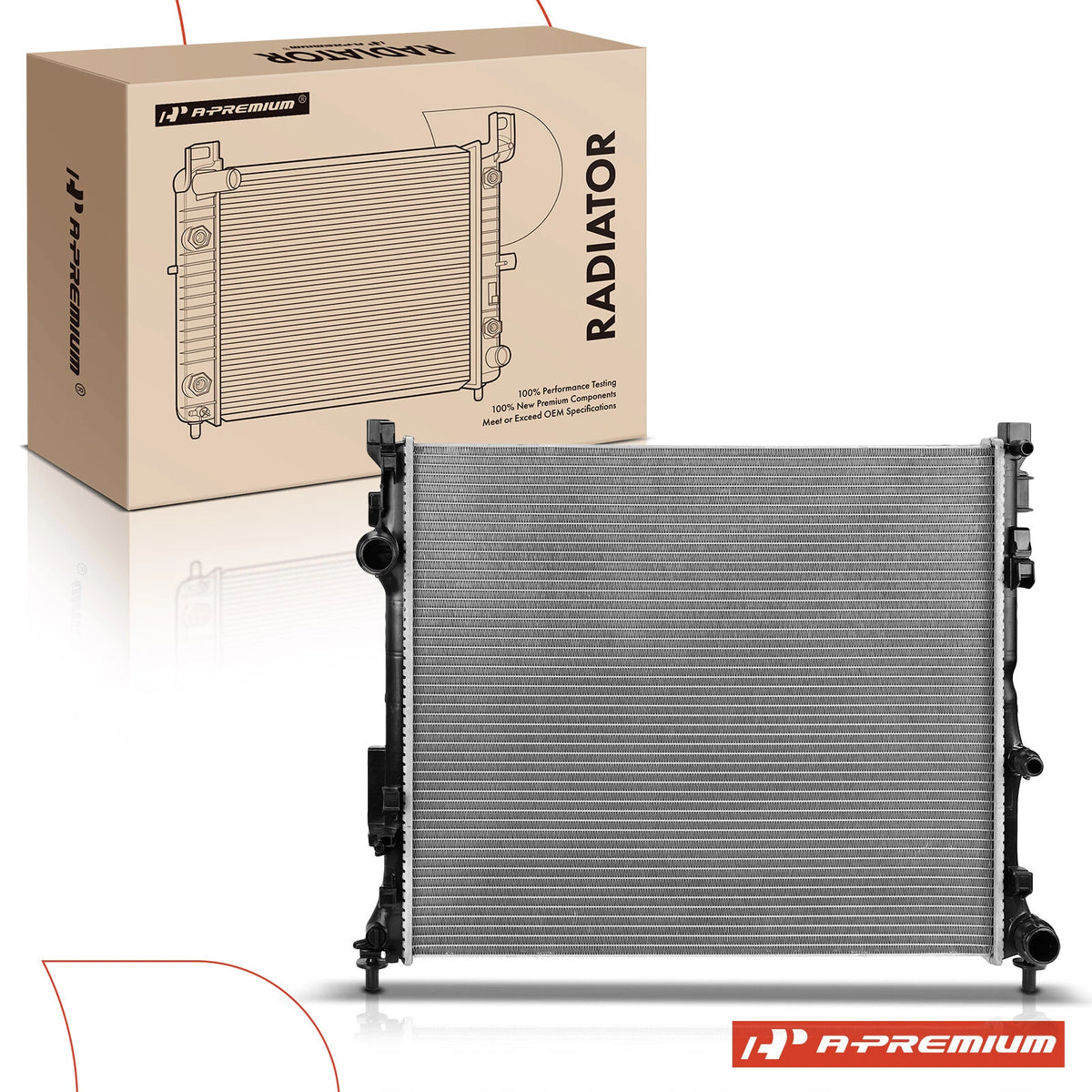 Primary Radiator for Mercedes-Benz GLE350 GLS450 (2020–2022) 1675006201, MB3010183, 13803