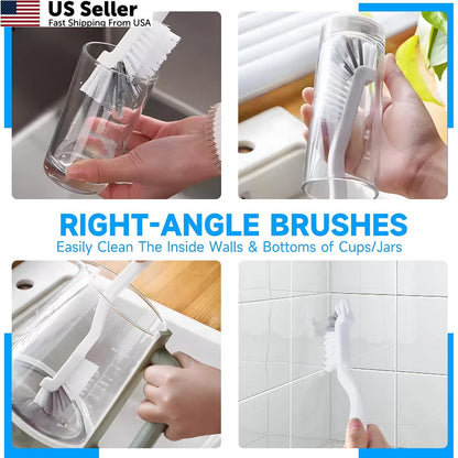 14Pcs V Shape Grout Cleaner Set for Deep Cleaning