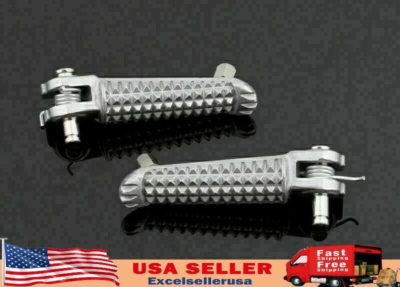 Set of 2 Front Bracket Footrest Footpeg for Yamaha R1 R6 (1998–2012) FP-159-Front