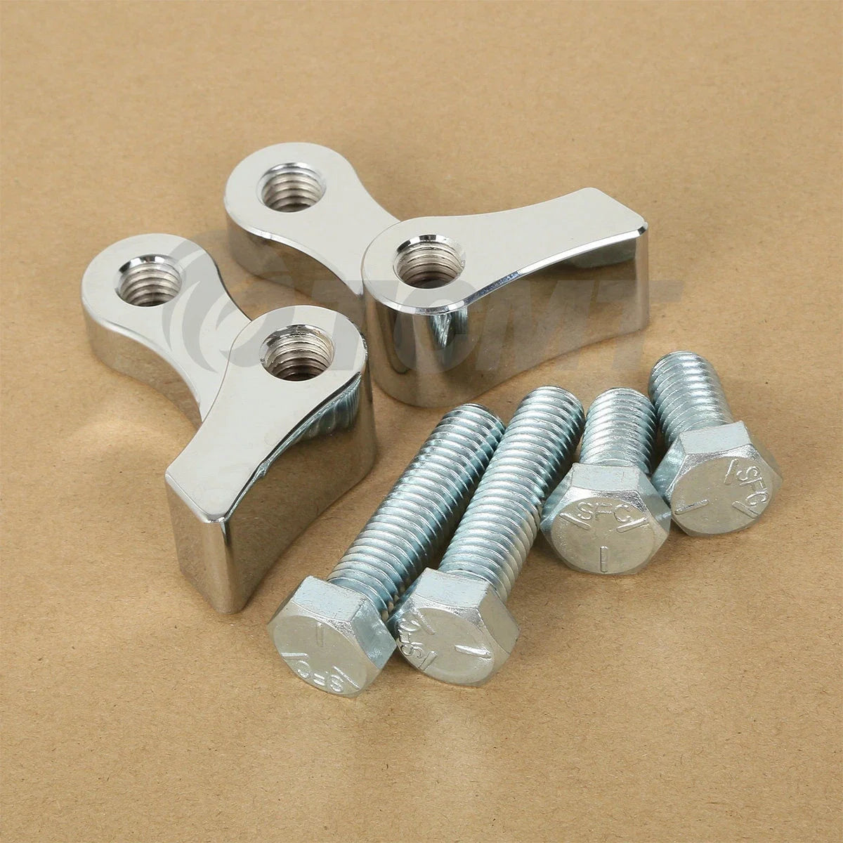 Chrome 1" Adjustable Lowering Kit for Harley Street Bob Super Glide (1995–2005)