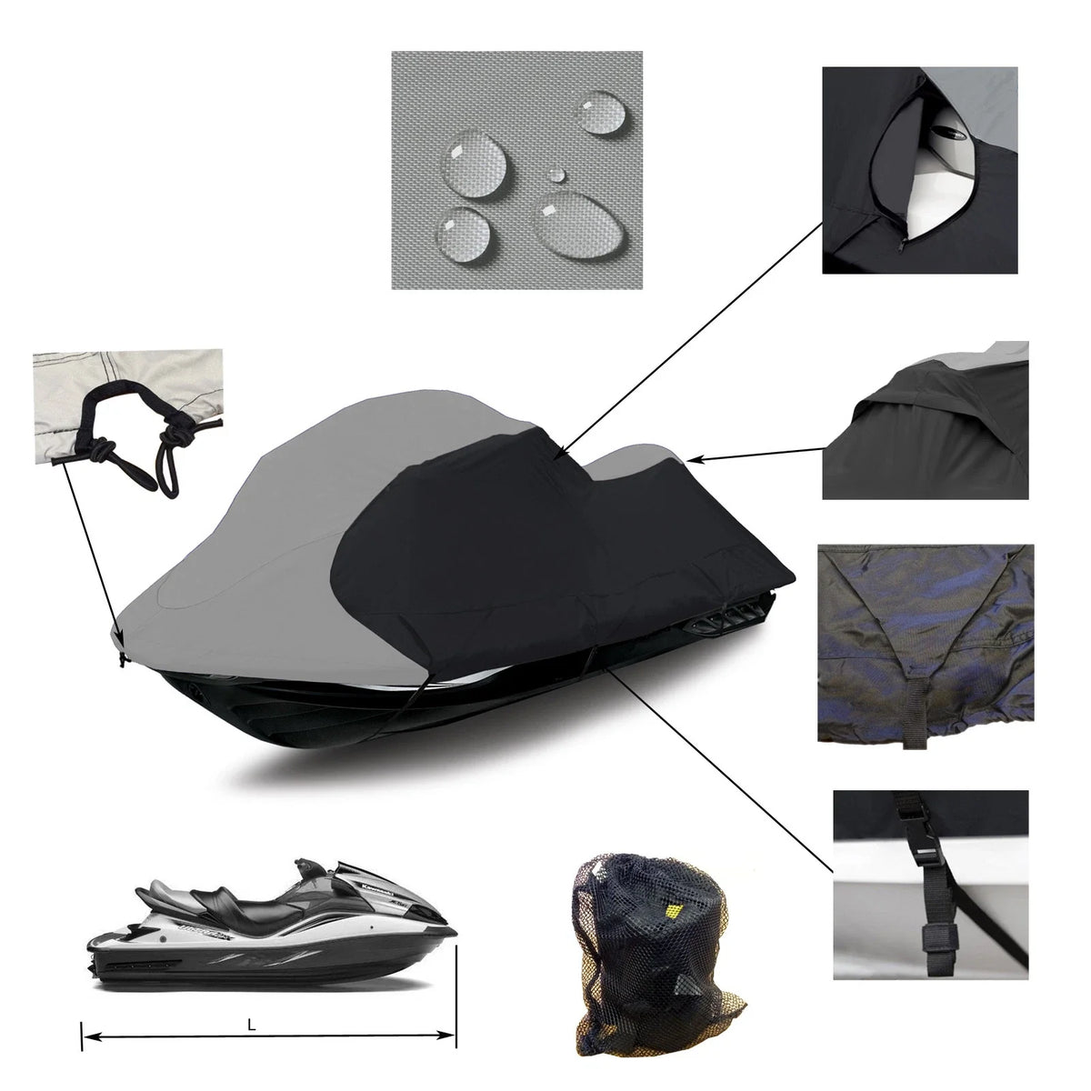 PWC Cover for Yamaha Jet Ski GP1800R GP 1800R 1900 (2017–2023)