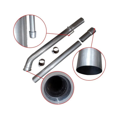 4" Diesel Turbo Exhaust Pipe for Dodge RAM 2500 3500 (2019–2024) CUMMINS 6.7L L6
