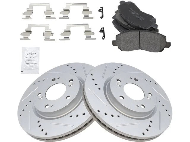 Brake Pad and Rotor Kit for Mitsubishi Eclipse (2006–2012) 72457JNXW