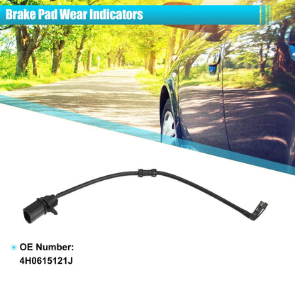 Set of 4 Brake Pad Wear Sensors for Audi A6 Quattro (2012–2014) 4H0615121J