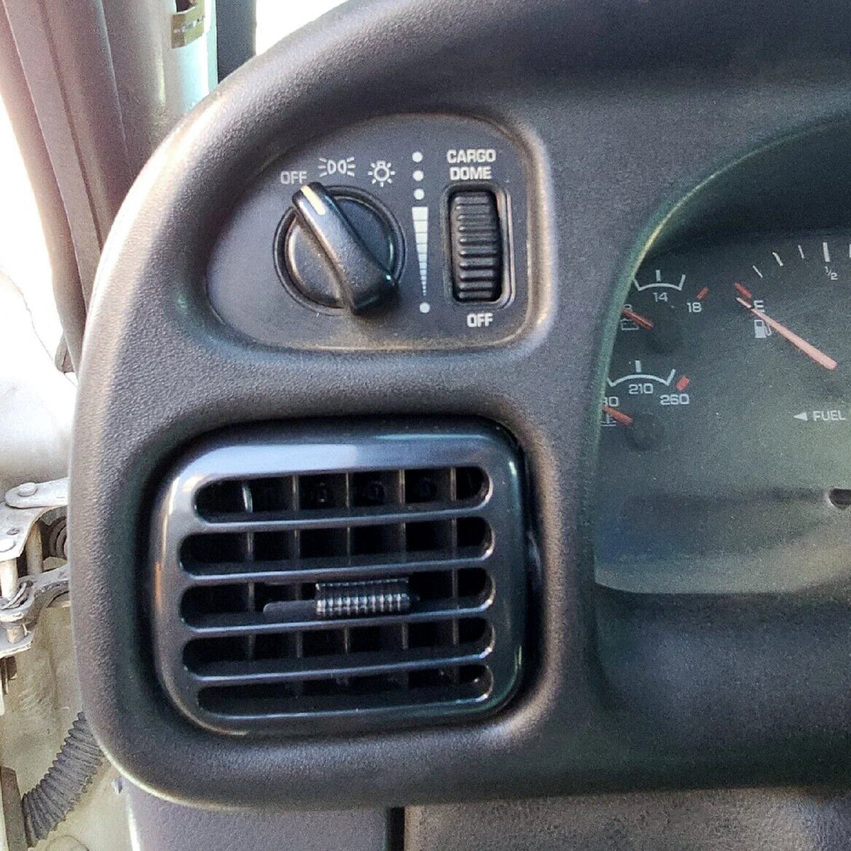 3PC A/C Air Heater Dash Bezel Vents for Dodge Ram 1500 2500 3500 (1998–2002)