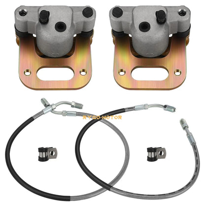 Front Brake Caliper w/ Pad & Line for Polaris Sportsman 500, 400, Xplorer 400, 500 (1996–2007)