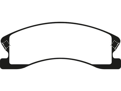Brake Pad Set Front for Jeep Grand Cherokee (1999–2004) 61837TNQR