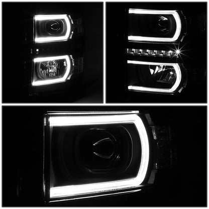 LED DRL U Tube Bar for Silverado 1500 (2014–2015) Projector Headlight