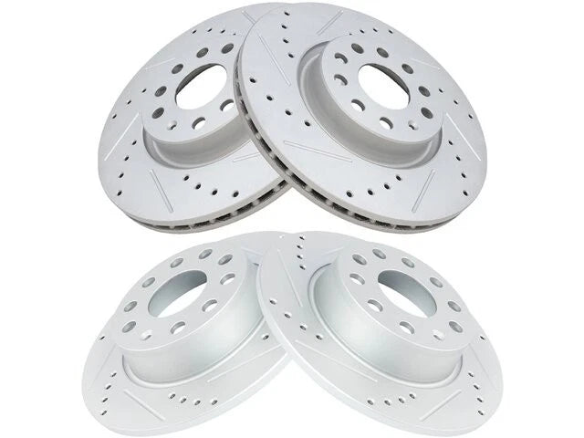 Set of 4 Brake Rotors for Audi A3 Sportback e-tron (2016–2018) 22946YRVV