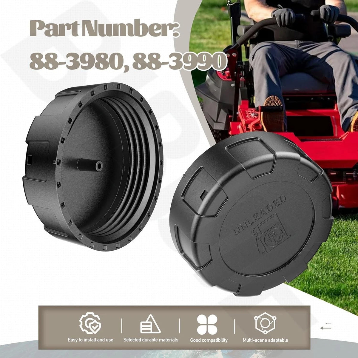 Gas Cap for Toro (2 Pack)