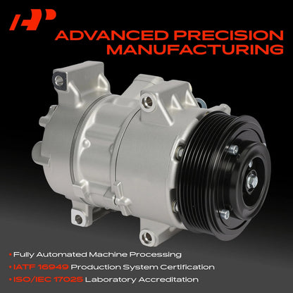 A-Premium A/C Compressor with Clutch for Toyota Corolla (2007–2010) 19184682, 19184680, 158316