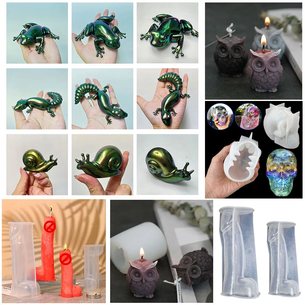 Resin DIY Casting Silicone Molds Spoon Kit for Jewelry Making