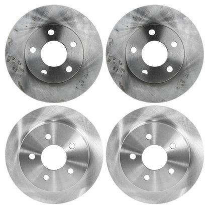 Front and Rear Brake Rotors for Pontiac Grand Am (1999–2005)