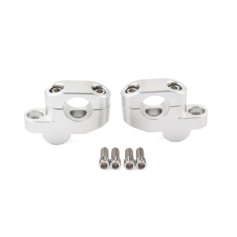 25mm Offset Handlebar Clamp Mount Riser for Honda Suzuki Yamaha Kawasaki