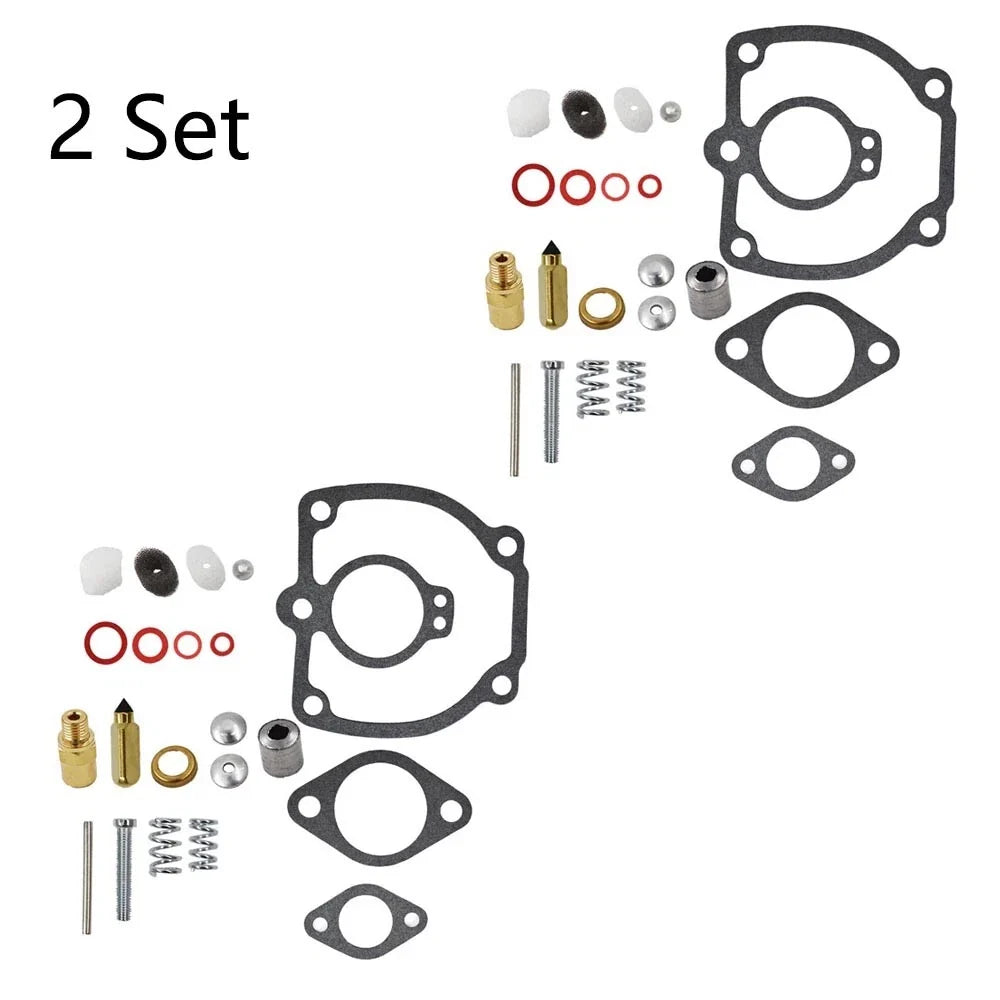 Set of 2 Carburetor Diaphragm Kit for International IH Farmall Super H M W4 O4 W6 O6