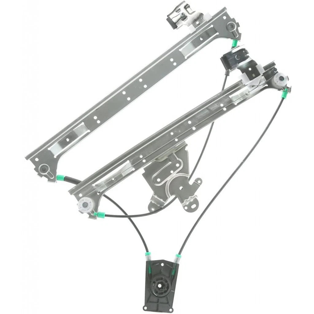Door Glass Regulator and Motor for Chevy Trailblazer (2002–2009) MLX-SHE690-910R-CL360A54, GM1350145