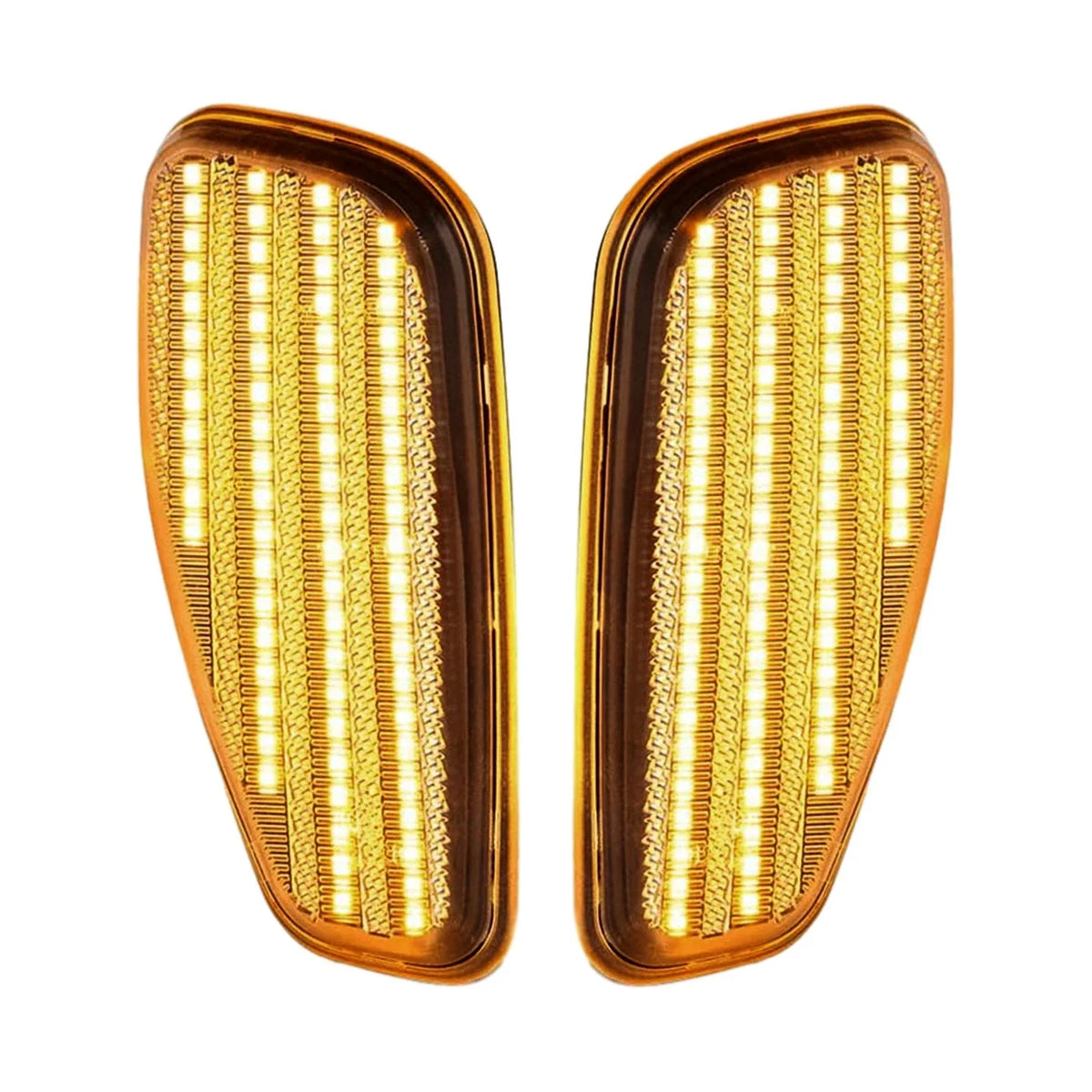 2X Clear LED Front Side Marker Lights for Jeep Renegade (2015–2022)