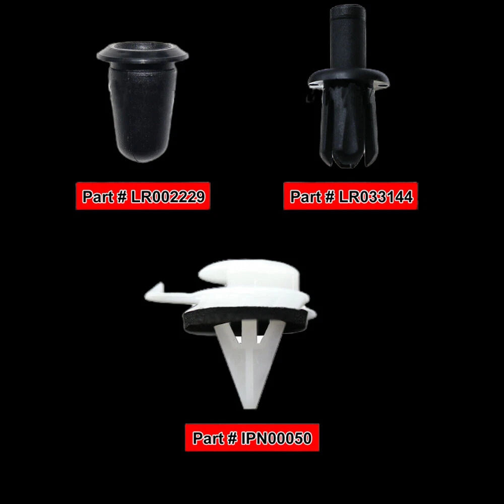 15pc Windshield A Pillar Push Rivet Retainer Clips for Range Rover L322 (2002–2012) - 002229, IPN 00050, LR 033144