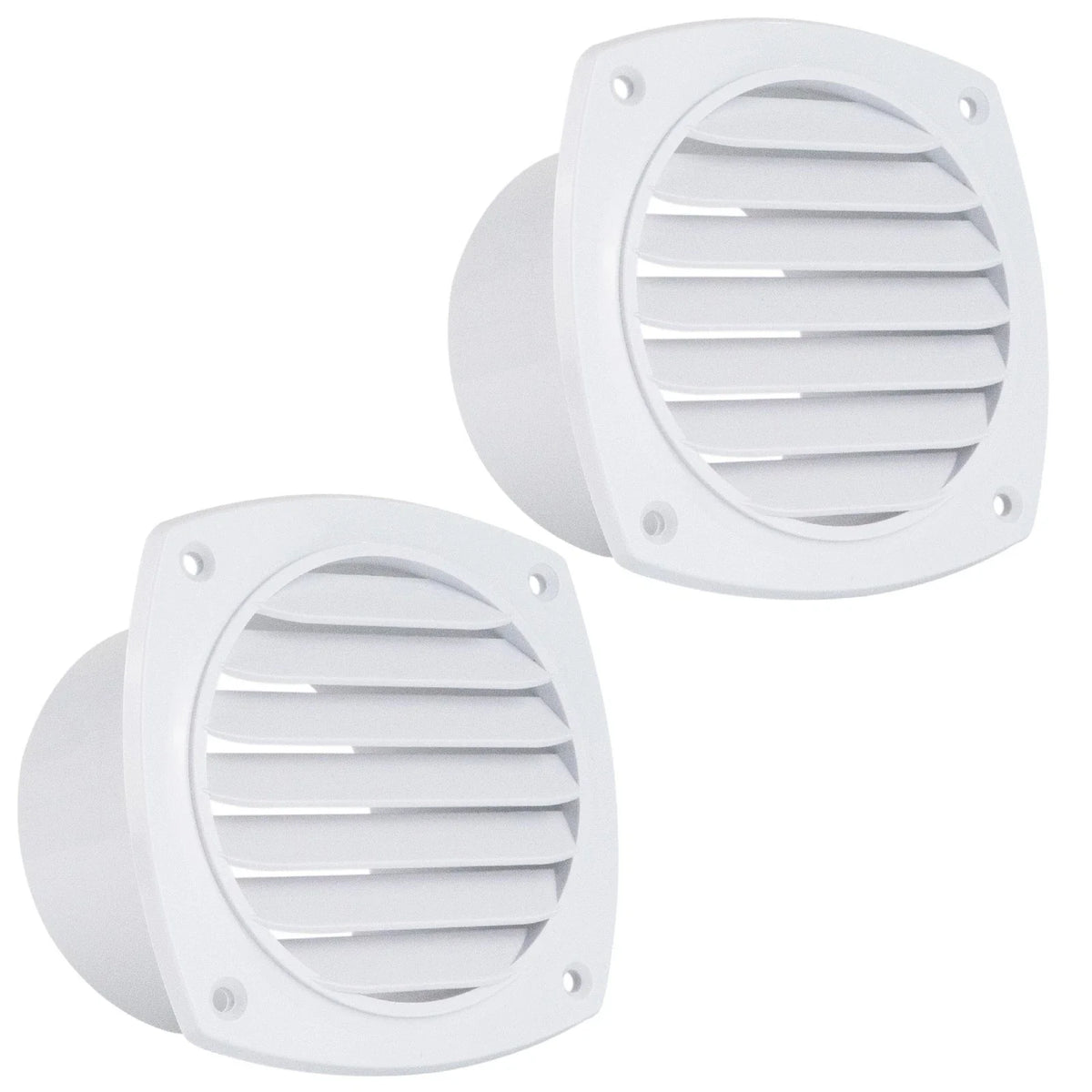 2X 7-Slotted Louvered Hose Vent for FO111-M2 (4-inch Hose Diameter)