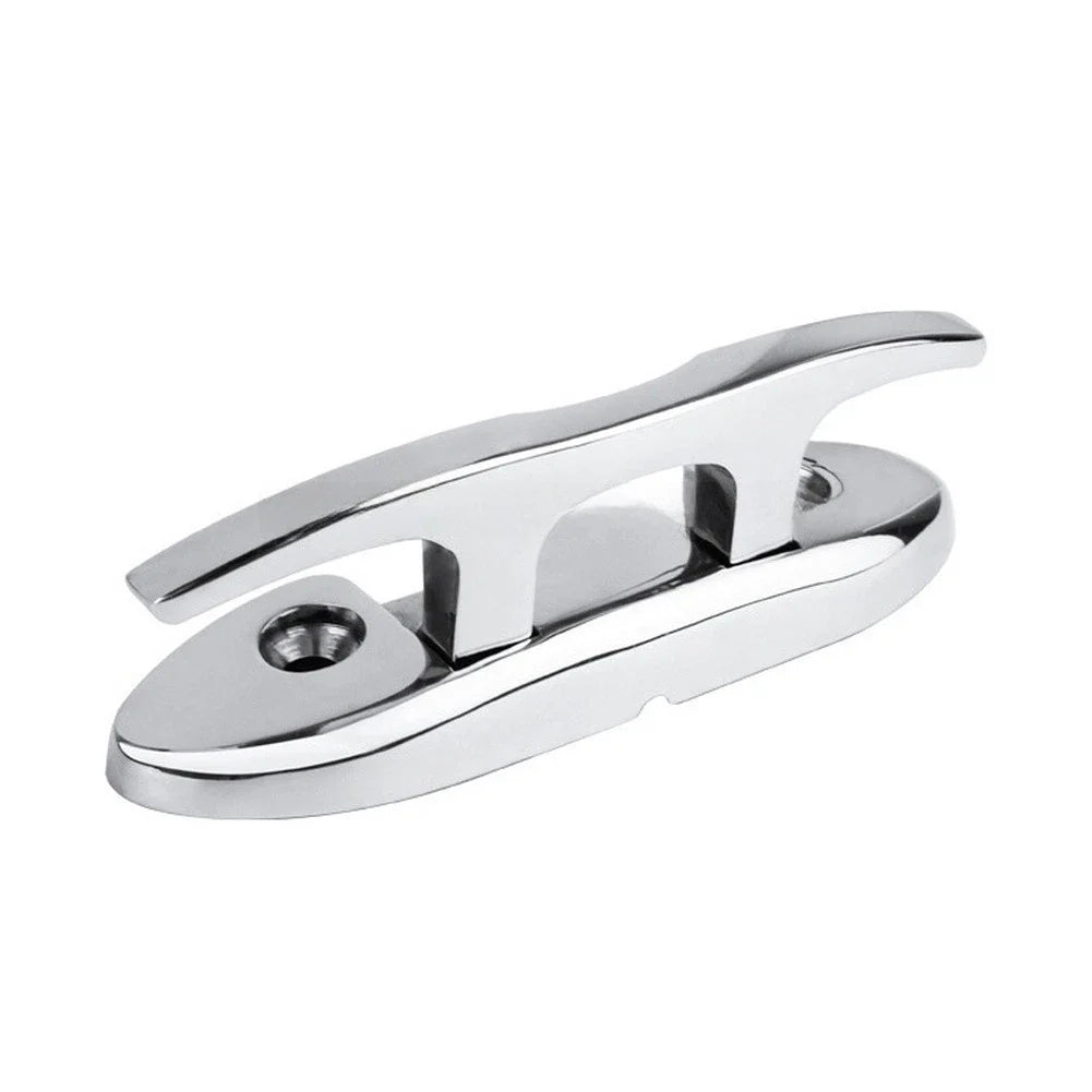 Folding Rope Cleat for Boats & Yachts - Marine Grade 316 Stainless Steel