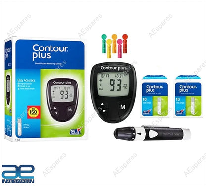 Contour Plus Blood Glucose Monitor System for Diabetics