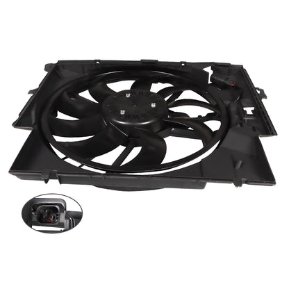 Radiator Cooling Fan Assembly for BMW 335i X1 Z4 (2007–2016) A0142A0042, 17427545366