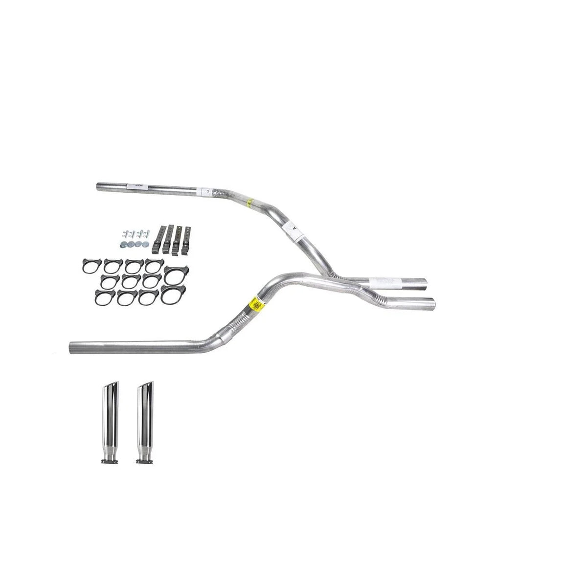 Dual Exhaust Pipe 2.5" for Ram (1994–2001) No Muffler RC Tip