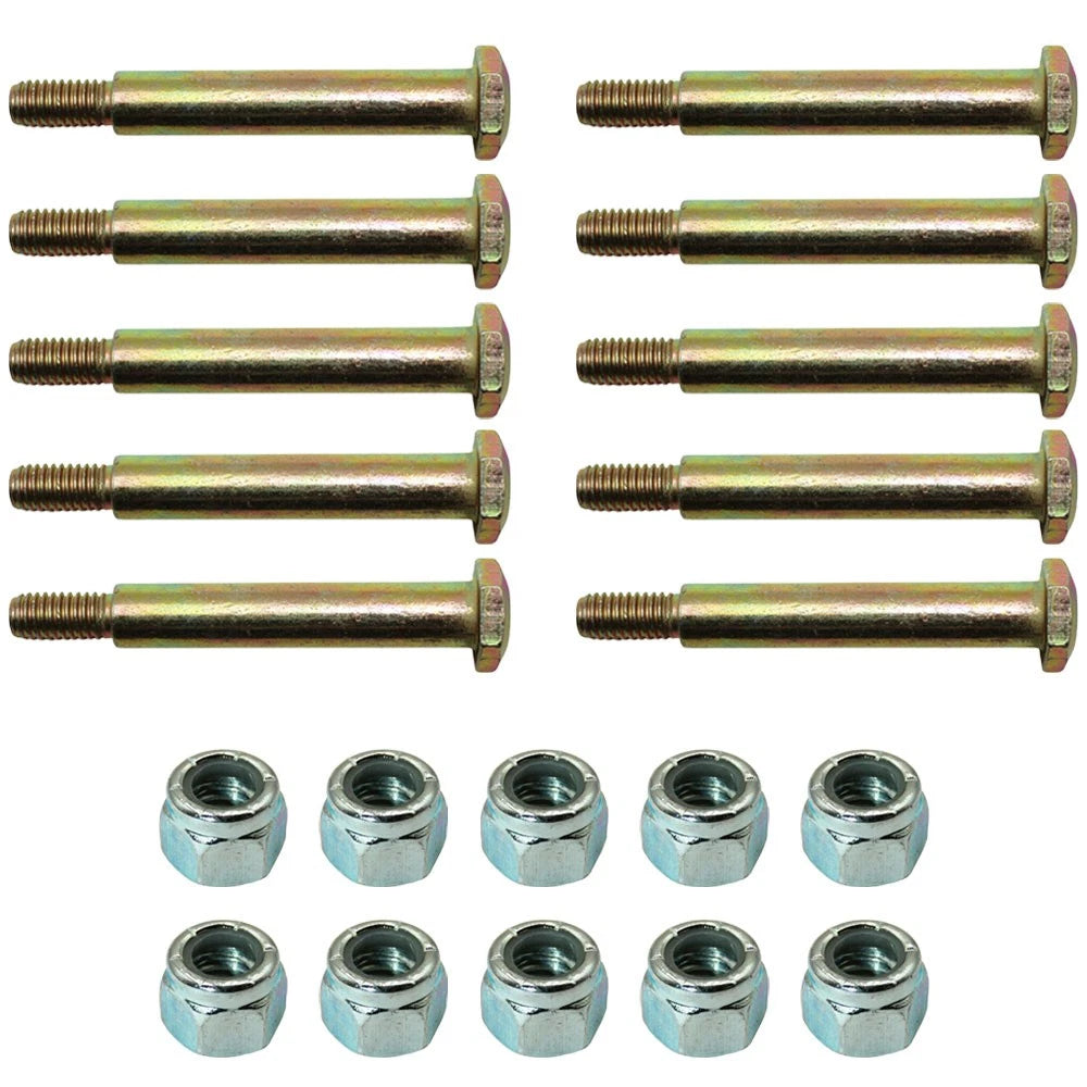 10X Wheel Bolt and Lock Nut Kits for AYP