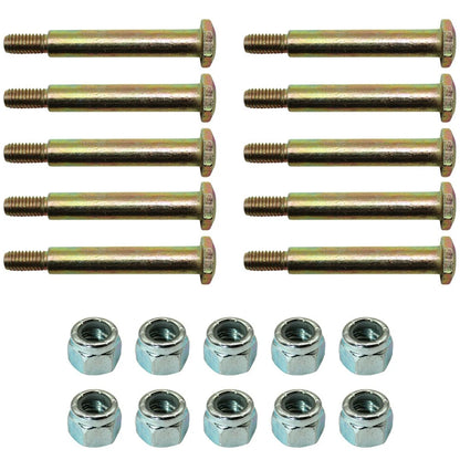 10X Wheel Bolt and Lock Nut Kits for AYP
