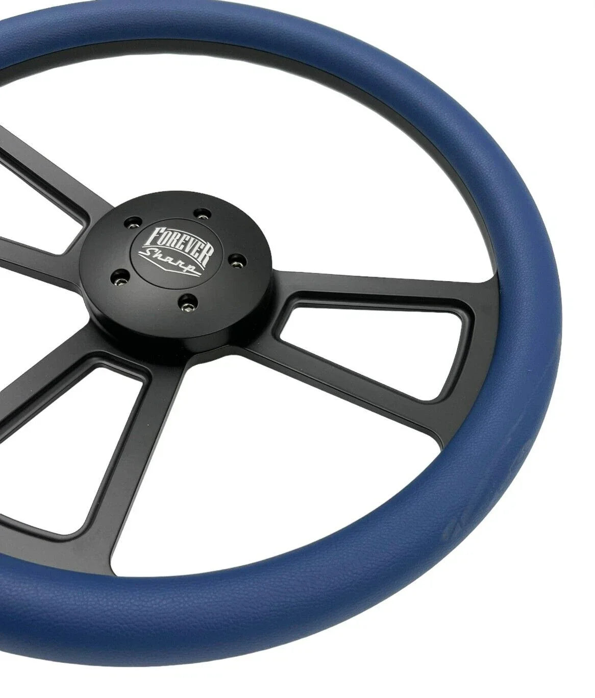 Steering Wheel Wrap Black 5 Hole for Peterbilt Kenworth Freightliner (All)