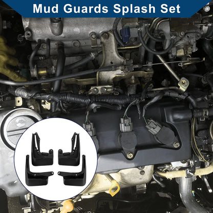 Set of 4 Mud Flaps Splash Guards for BMW 5 Series G30 G38 (2017–2022)
