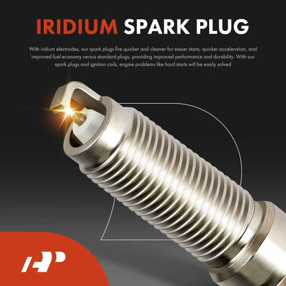 Set of 8 Ignition Coils & Iridium Spark Plugs for Ford F-150 Explorer (2008–2010)
